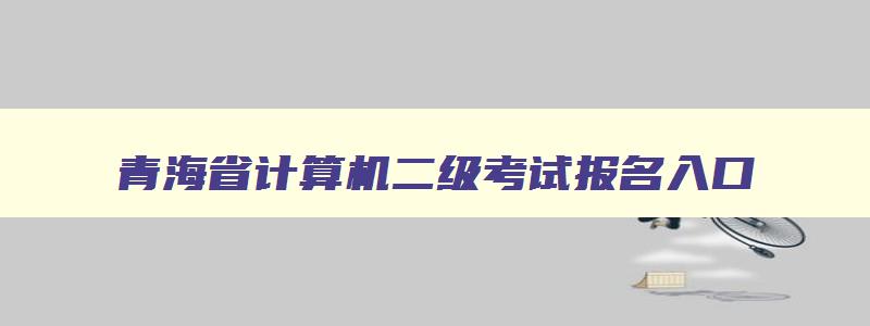 青海省计算机二级考试报名入口,青海省教育考试网计算机二级